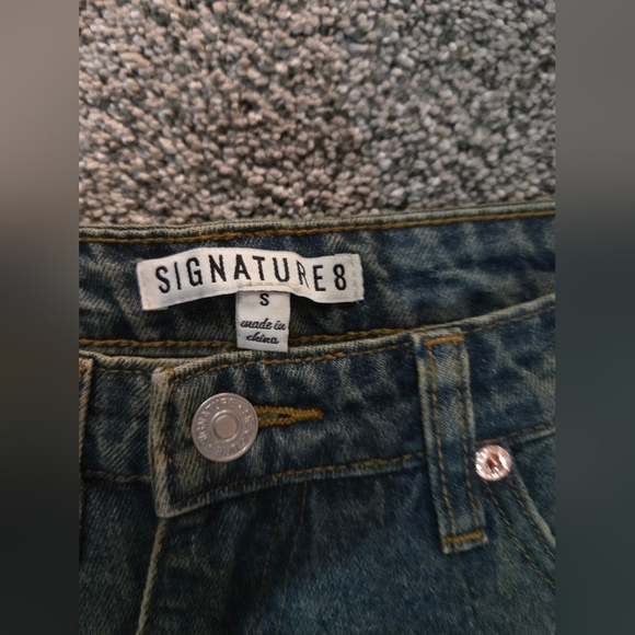 Signature8 Blue Denim Skirt - Picture 2 of 4